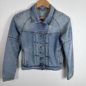 ★ZARA★ ZW COLLECTION DENIM JACKET Zara Women's DENIM JACKET ZW COLLECTION In Blue Size XS New